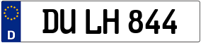 Truck License Plate